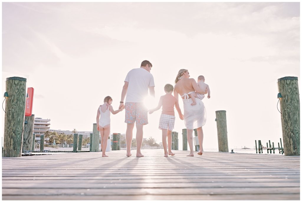 family vacation portrait session at baha mar